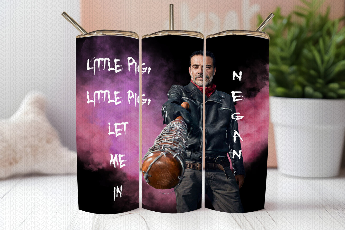 Walking Dead Negan Little Pig Digital File for Sublimation and/or Printing