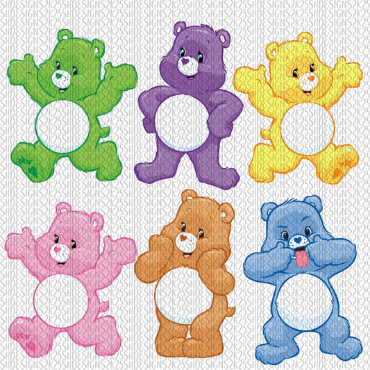 Blank Bears Digital File For Sublimation and/or Printing
