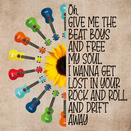 Give Me The Beat Boys Digital File for Sublimation and/or Printing