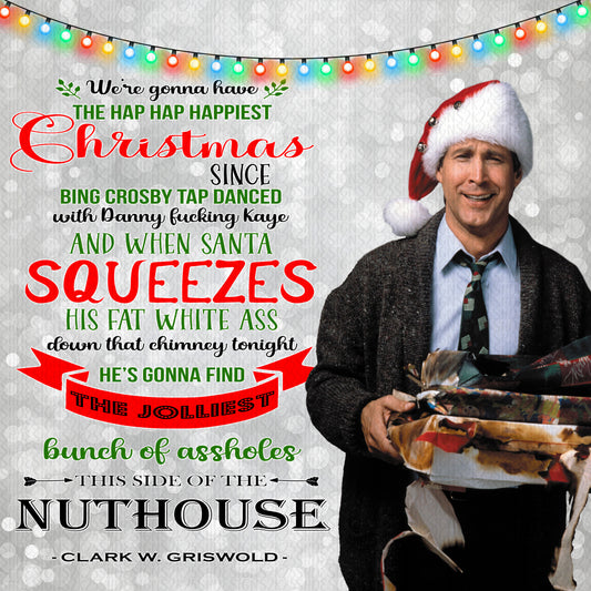 Griswold Christmas Happiest Bunch Of Assholes Digital File for Sublimation and/or Printing