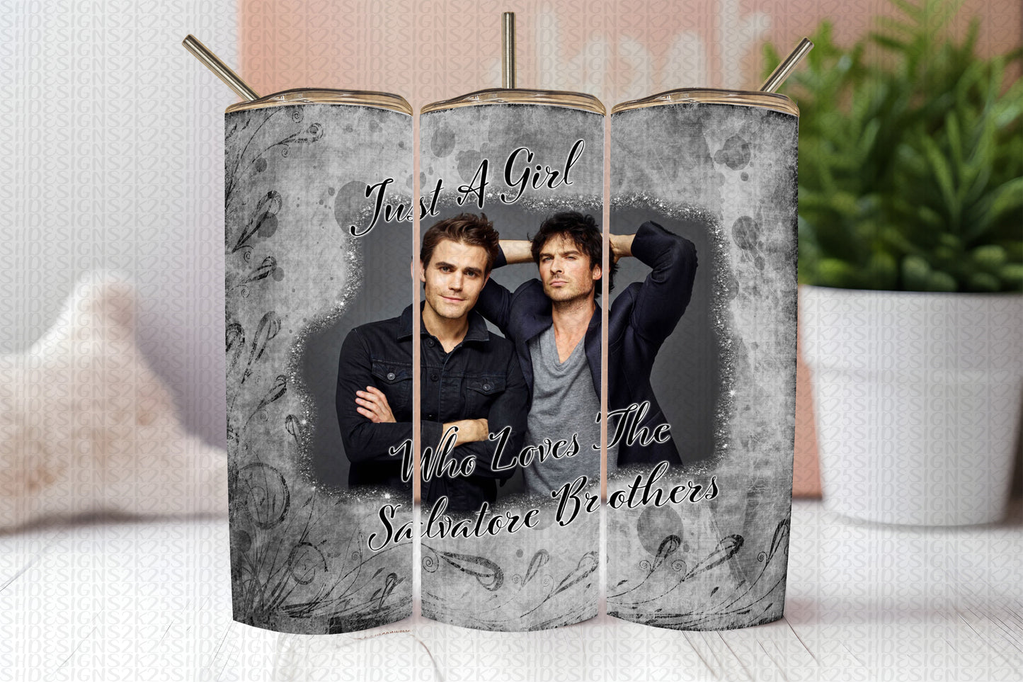 Just A Girl Who Loves The Salvatore Brothers Digital File for Sublimation and/or Printing