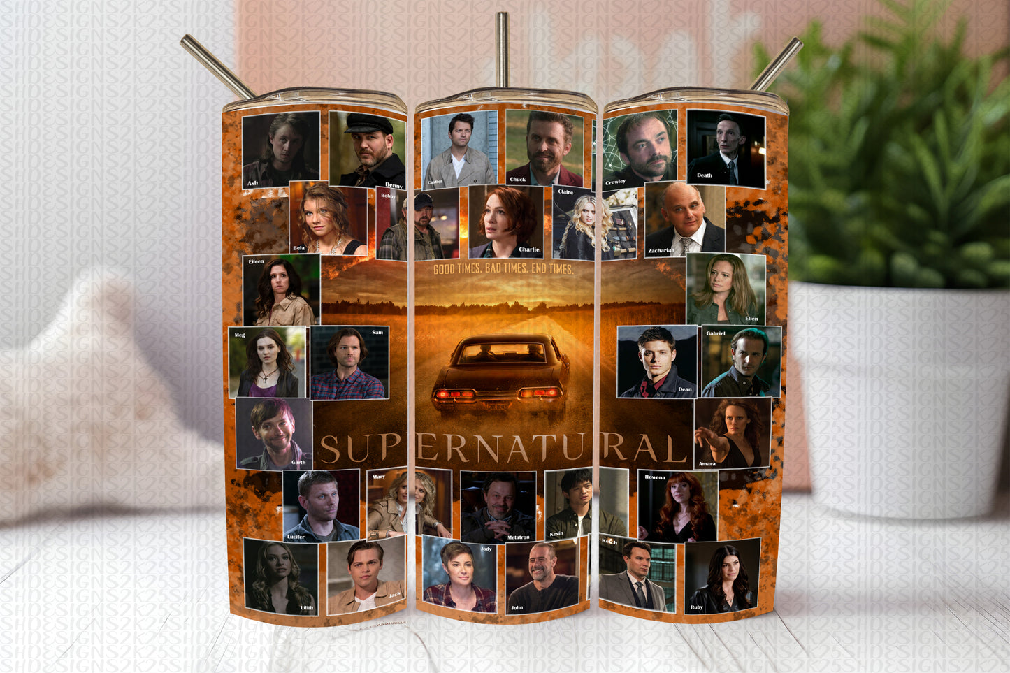 Supernatural Cast Digital File for Sublimation and/or Printing