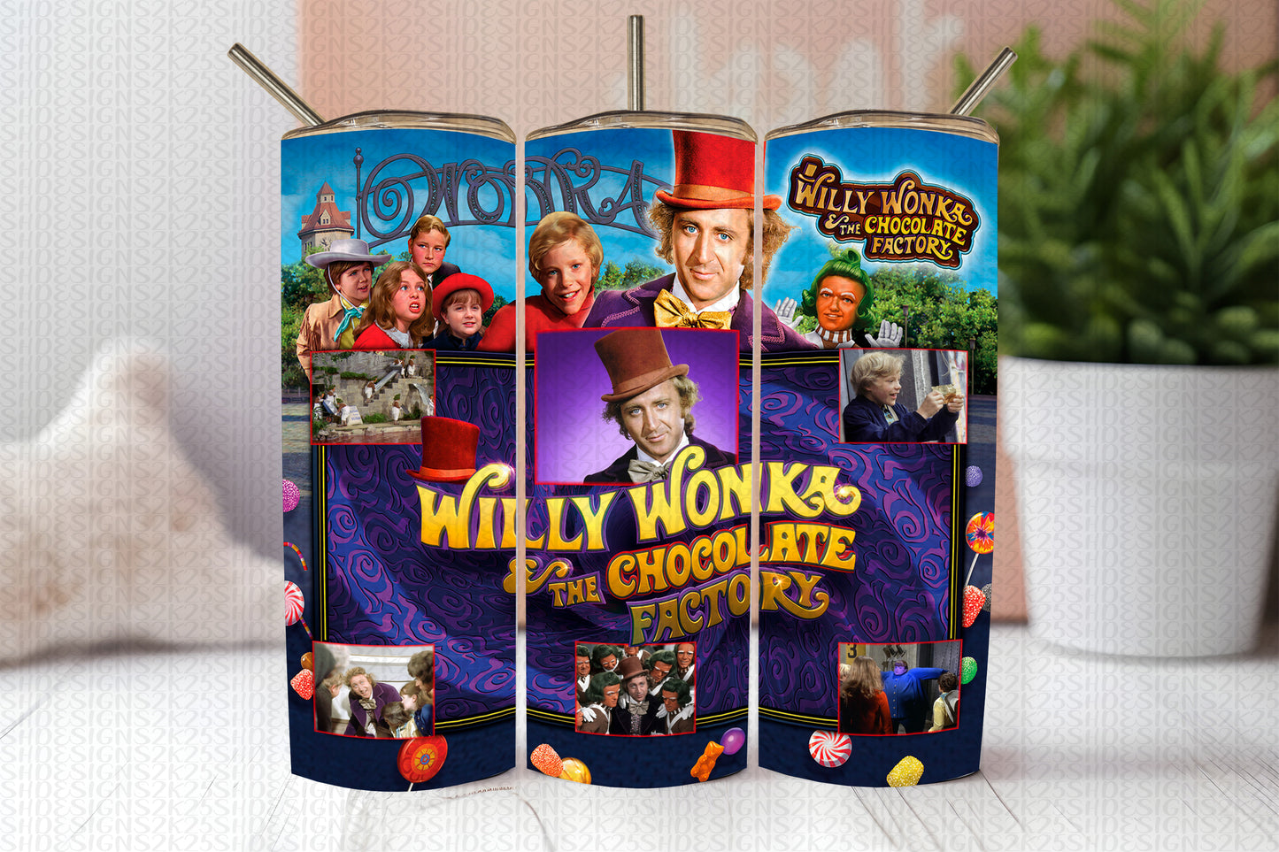 Willy Wonka And The Chocolate Factory Digital File for Sublimation and/or Printing