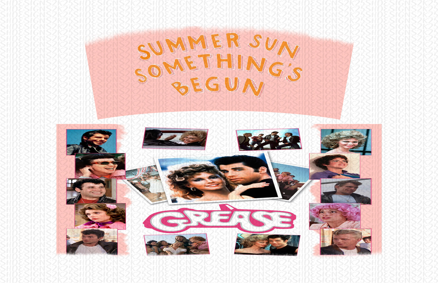 Grease Digital File for Sublimation and/or Printing
