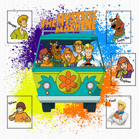 Scooby Doo Mystery Machine File for Sublimation and/or Printing